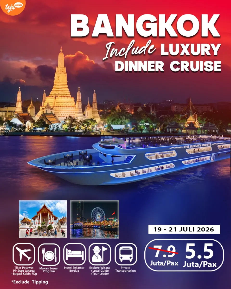 BANGKOK - PATTAYA INCLUDE LUXURY DINNER CRUISE