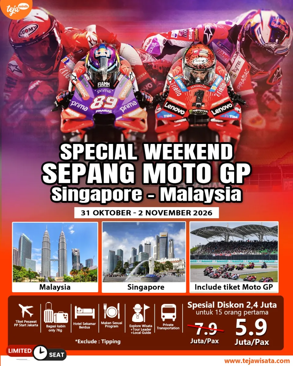 Special Weekend Sepang Moto GP Singapore - Malaysia